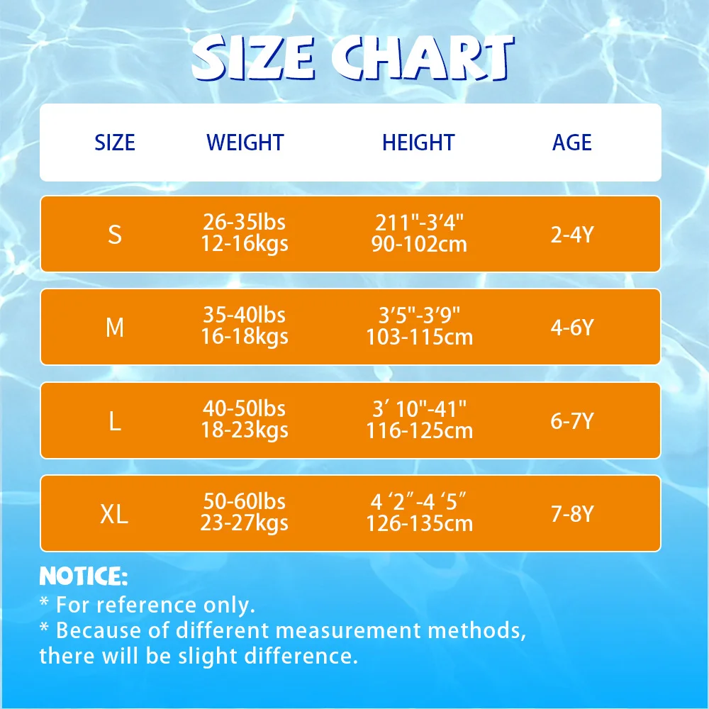 OEM/ODM Custom Neoprene Kids' Swim Training Suit EPE Foam Float Vest for Toddler Boys Girls Safety Life Jacket for Baby Children