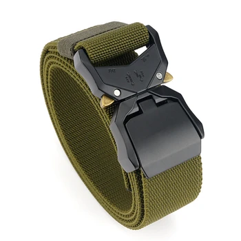 Adjustable Nylon Belt with Durable Heavy-Duty Quick for Buckle for Men and Women's Outdoor Adventures
