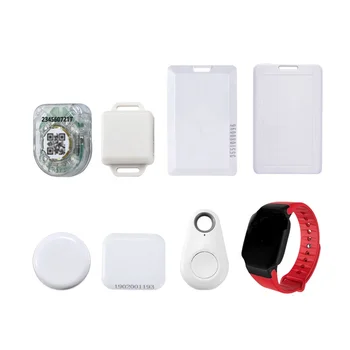 WYUAN 2.4G Active RFID Electronic Tag Long Range Personnel Positioning Anti-disassembly alarm Item finder Sound Light Indication