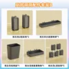 Kitchen storage accessory set B (10 pieces total)