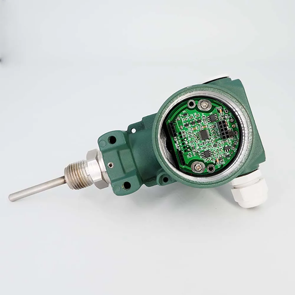 Digital Display Rtd Pt100 Explosion Proof Temperature Transmitter Fuel Oil Sensor 2088 Junction Box