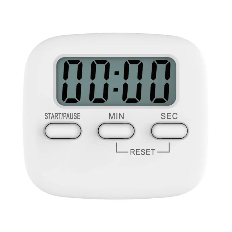 Digital LCD Display Kitchen Timer electronic square Kitchen countdown alarm magnet clock Timer Kitchen timer