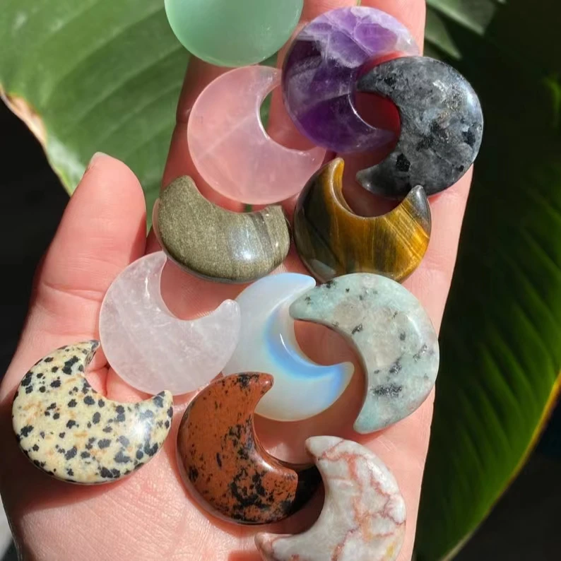 最終お値段❤️ 天然石 スター ムーン カービング 【公式通販】