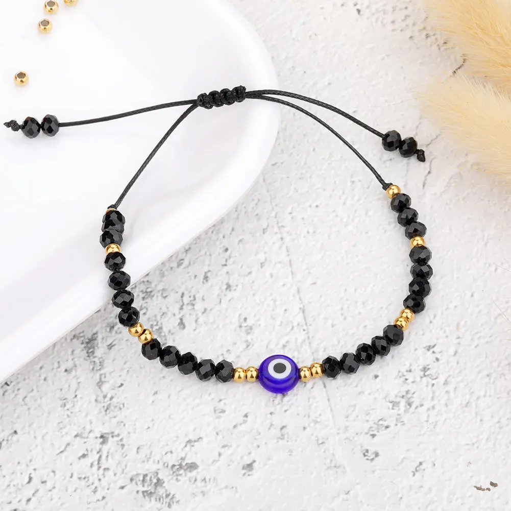 Wholesale Handmade Colored Mexican Bracelets Protection Mal De Ojo Bracelets Evil Eye Anklet Bracelets for Women