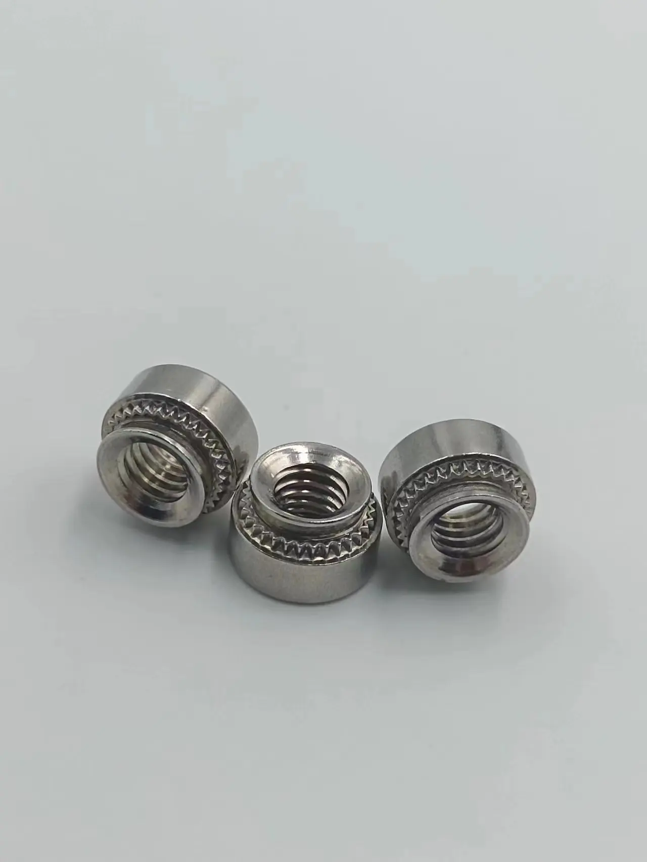 Stainless Steel Riveting Nut Carbon Steel Tooth Fastener With Blue And ...