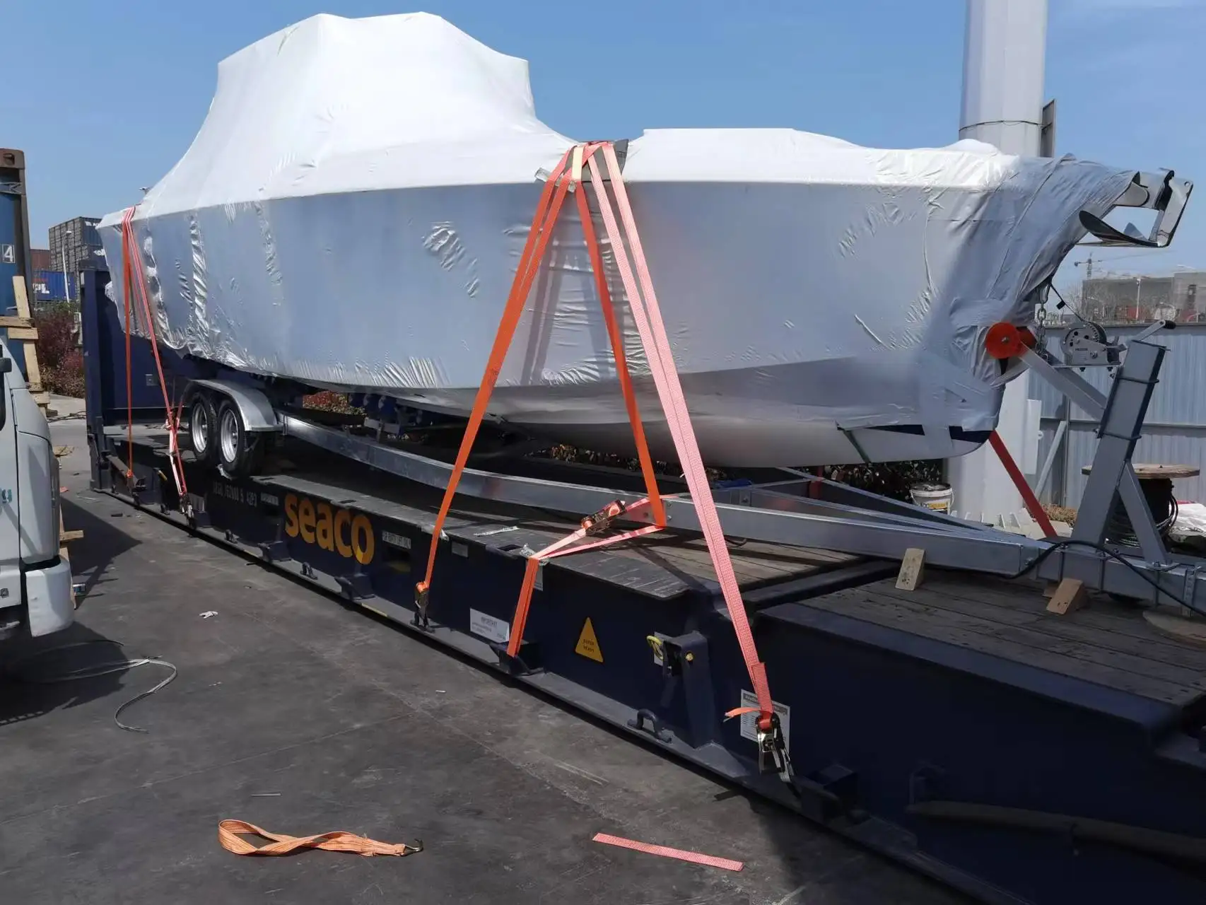 42ft Heavy Load Fiberglass Work Boat Fishing Boat Sea Farming Boat