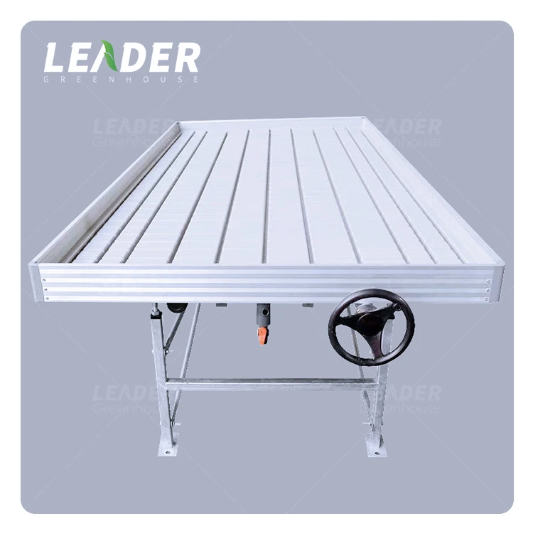 Leader Greenhouse Ebb And Flow Rolling Benches