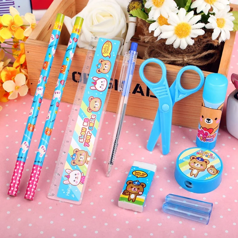 Wholesale Creative Pencil Children's Stationery Set Gift Box School Supplies Primary School Activity Gift