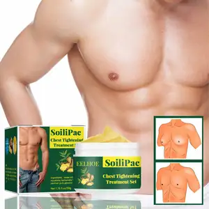 Wholesale Soilipac Chest Tightening Treatment Set Breast Slimming Cream Breast Reducing Cream for Men