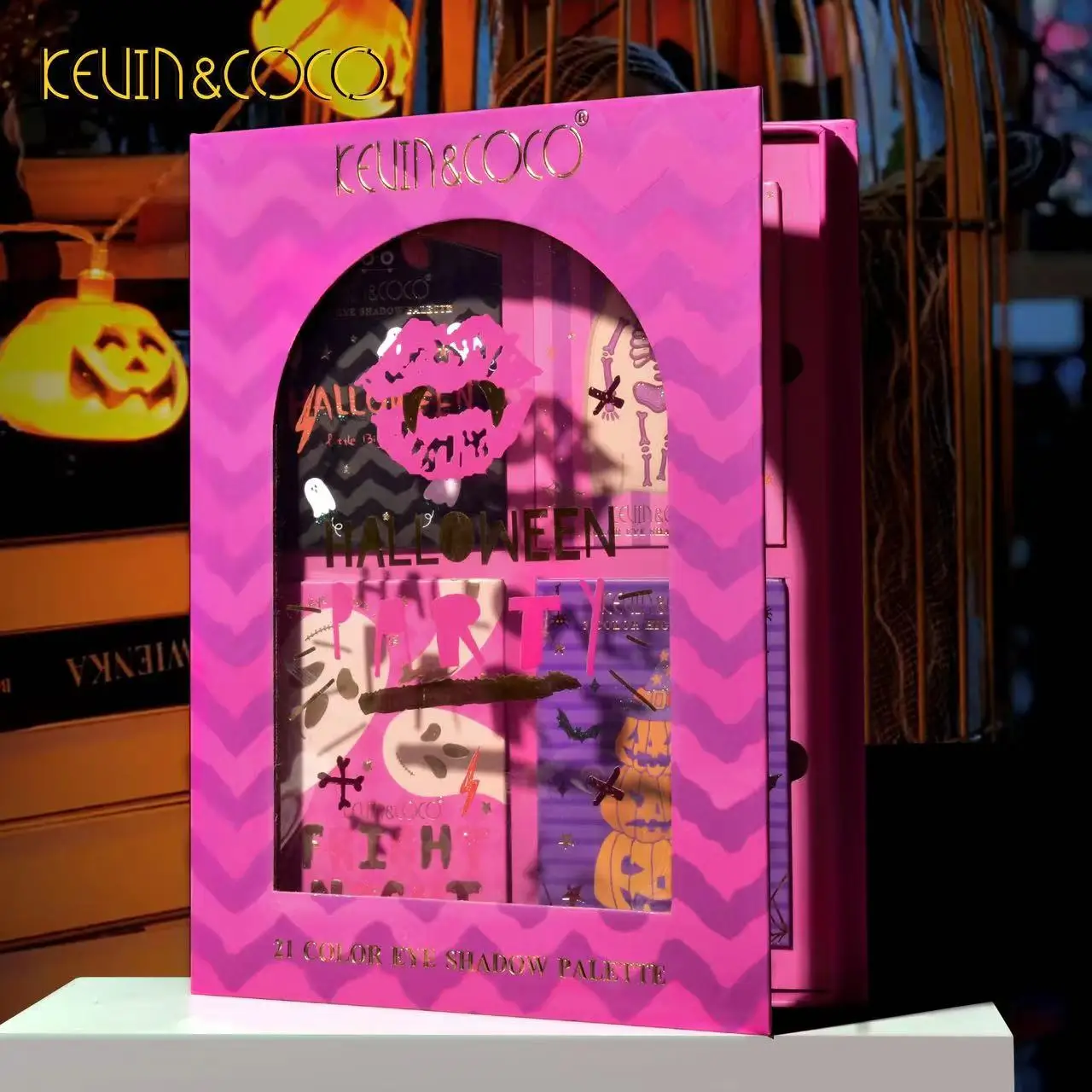 Wholesale Kevin Coco 21 Eyeshadow Palette Halloween Palette Multi