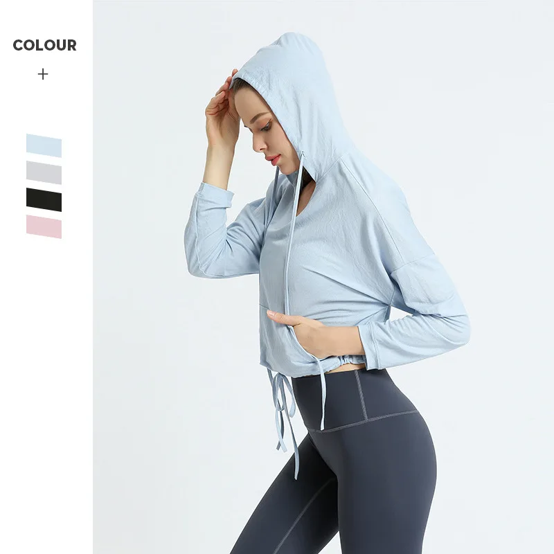 Chaqueta Deportiva De Manga Larga Con Capucha Para Mujer,Ropa Deportiva Con  Cremallera Para Entrenamiento De Fitness Y Gimnasio - Buy Activo Desgaste  Conjunto,Manga Larga Con Capucha Yoga Camisas Chaqueta De Deporte,Fitness  Entrenamiento