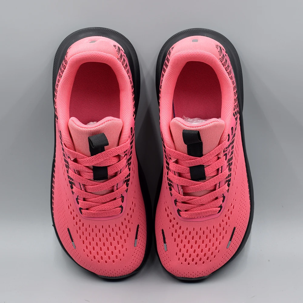 Wide Toe Box Last Running Shoes Thick Sole Cushioning Breathable Lace up  Women Men Chaussures Escarpins Walking Style Vulcanize