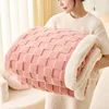 Water cube-bean sand-thickened velvet machine washable