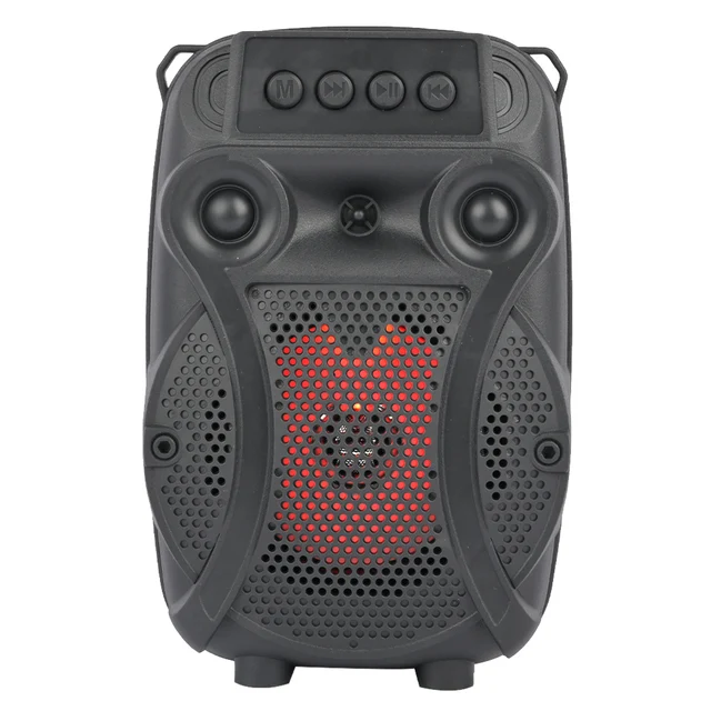 Sing-e ZQS1429 Wireless LED Light Home Party High Power Home Speaker BT Karaoke Speaker with Microphone