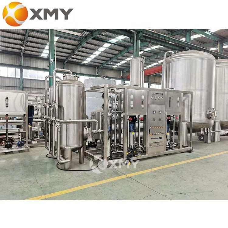 Processing Reverse Osmosis Plant Water Storage RO Water Treatment System Purification Pure Machine