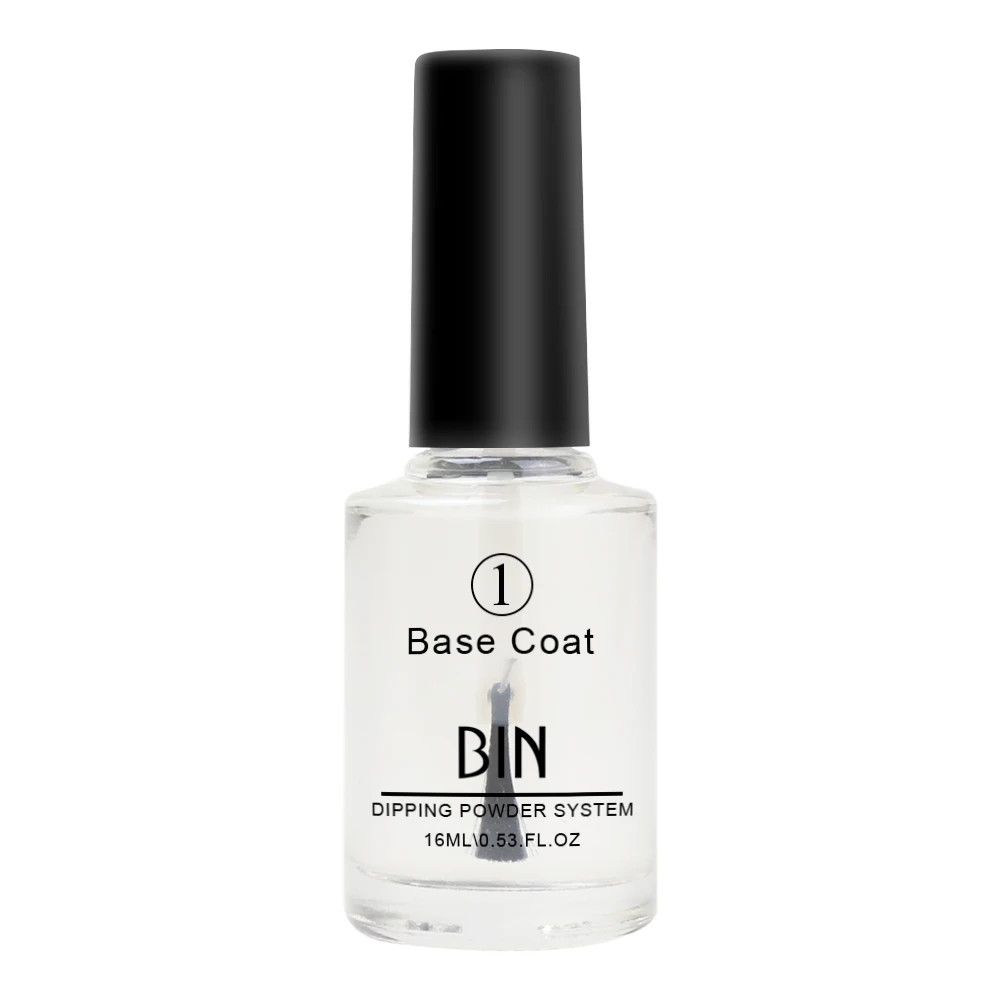 BIN Private Label Fast Dry Nail Dipping Powder Liquid Glue Dip Top Coat Dipping Powder Liquid System
