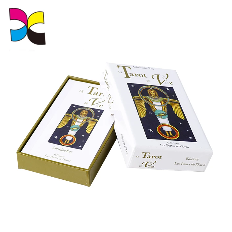 Высокое качество упаковка коробки печать четырёхцветная автотипия Бумага для художественной печати обычай игра карты Таро