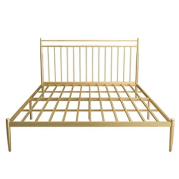 Kainice Source manufacturer white bed frame metal bed full size king size golden bed frame queen size for bedroom