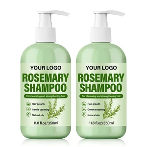 Sulfate-Free Herbal Revitalizing Hair Shampoo for Curly Hair Scalp Soothing & Dandruff Control with Rosemary & Tea Tree Oil