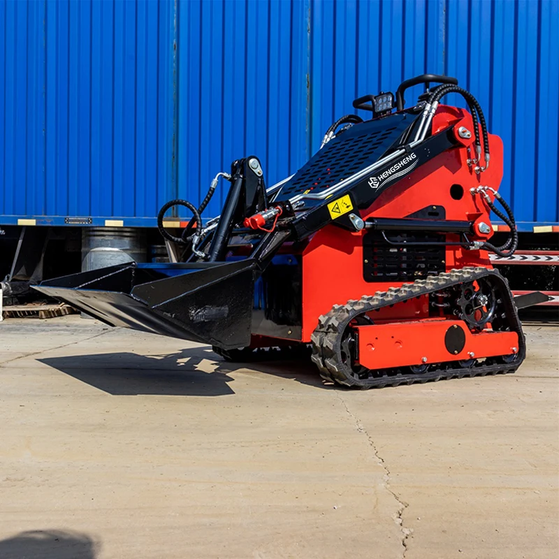 HS320T Track Skid Steer Loader 830kg Operating Weight 0.15m³ Bucket 9.7KW/10KW KOOP/BAILITONG Optional EPA/CE Available