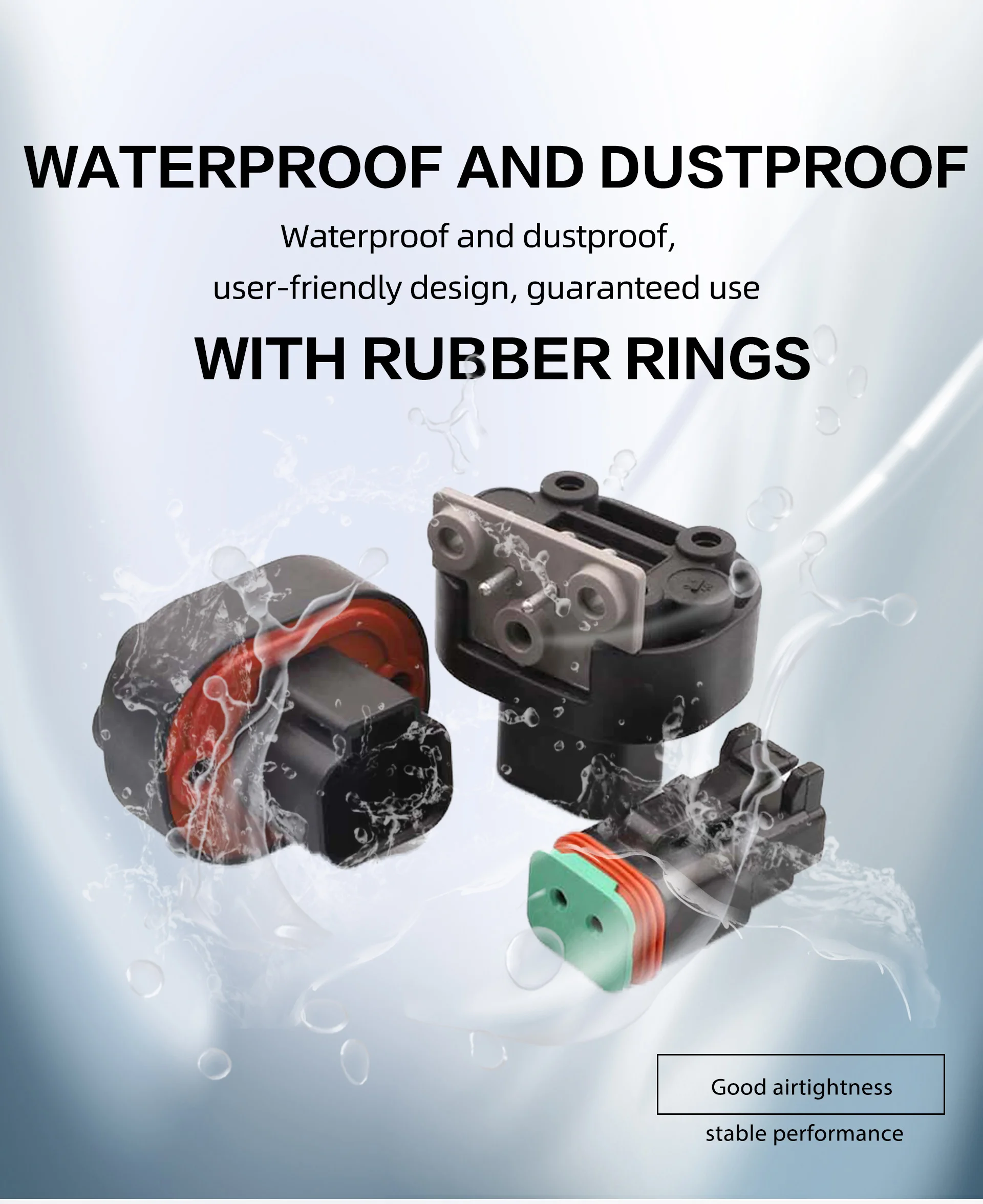 282080-1 Waterproof Cable Car Terminals - Reliable Connectors