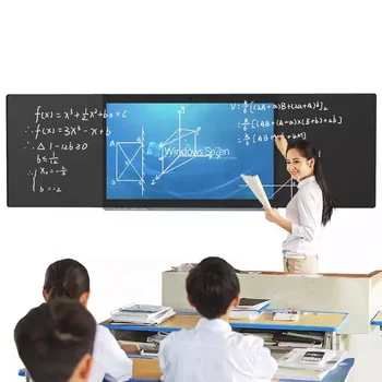 85 inch Smart Board Touch Screen Electronic Whiteboard Nano Interactive Smart Blackboard for School Classroom Teaching Education