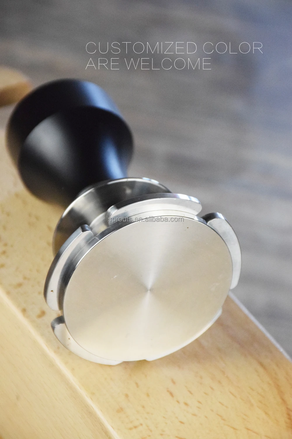 58mm Custom Handle Calibrated Espresso Tamper 30 Lbs Coffee Tamper With