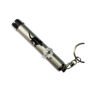 Custom Logo Mini Aluminium Torch LED Projector Keychain 3-5m Focal Length Silk Screen Printing Cartoon Style at Low Price