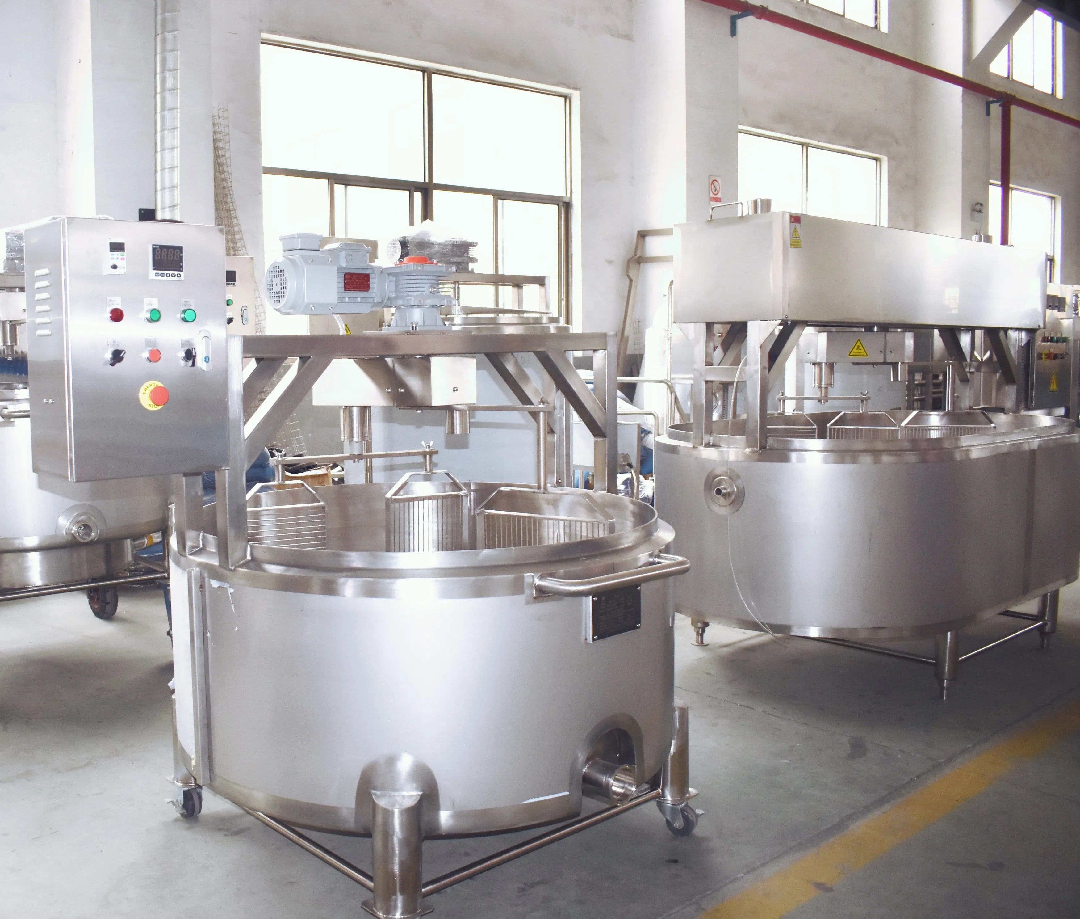 Complete Stainless Steel Processing Cheese Production Cheese Making