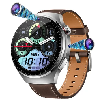 Alternative view of 2024 B14 4G Smart Watch BT Call Wifi GPS Tracker Waterproof Dual Cameras HD Video Call Men Android Smartwatch 700mah Battery