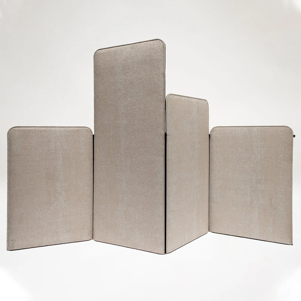 Screen Partition Wall Material Fabric Room Divider Wall Partitions Sliding Panel 100% Polyester Acoustic Felt Panels Matertion