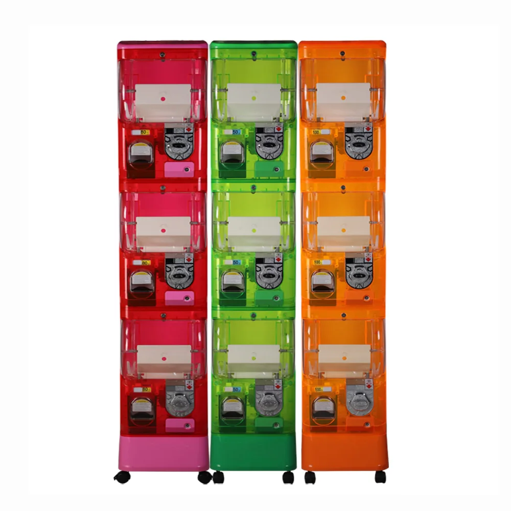 High Quality Zhutong Three Layers Capsule Toy Gift Vending