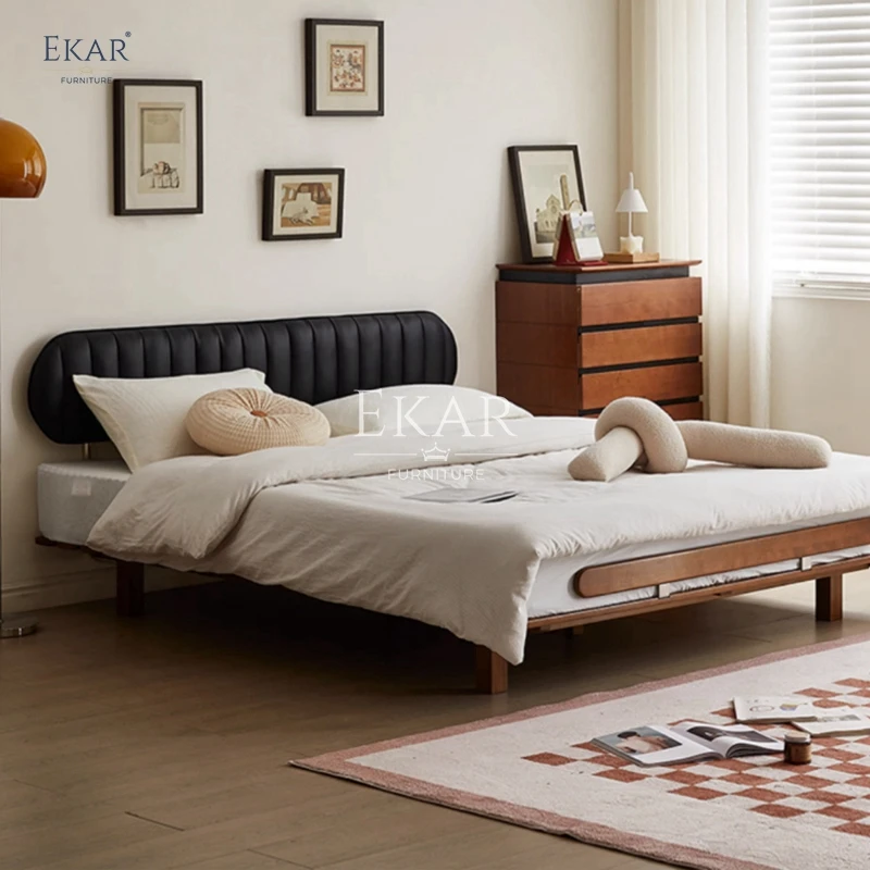 product new design modern furniture bedroom wooden bed387-60