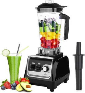 Hot Cold Soybean Milk Ice Grusher Commercial Fruit Peanut Butter New Kitchen Industrial Heavy Duty High Speed Rpm Blender