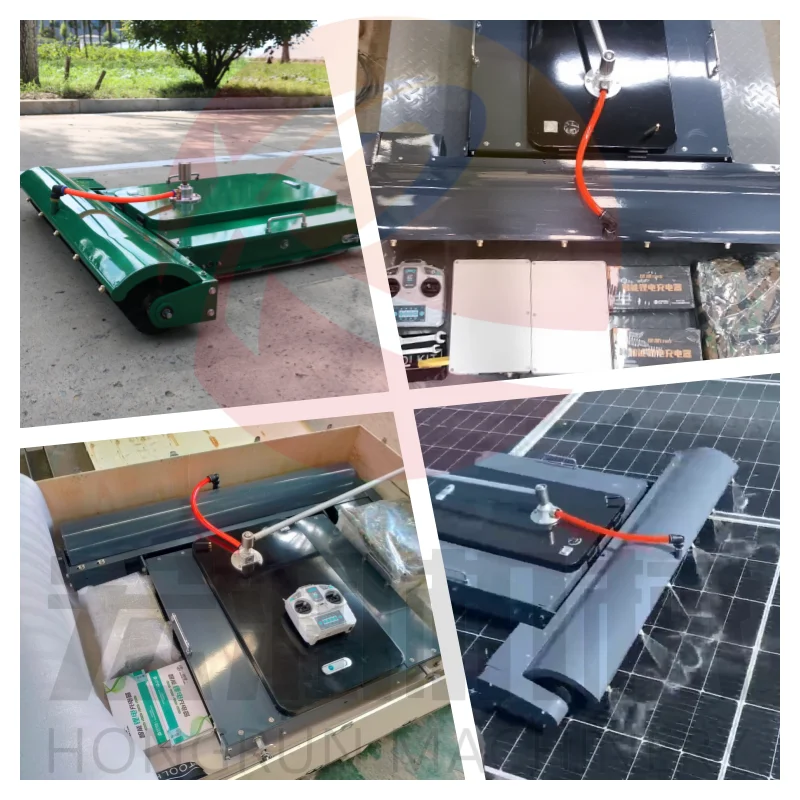 Good Quality Solar Panel Cleaning Machine Robot Cleaner Dry Cleaned Washed Solar Panel Cleaning Machine