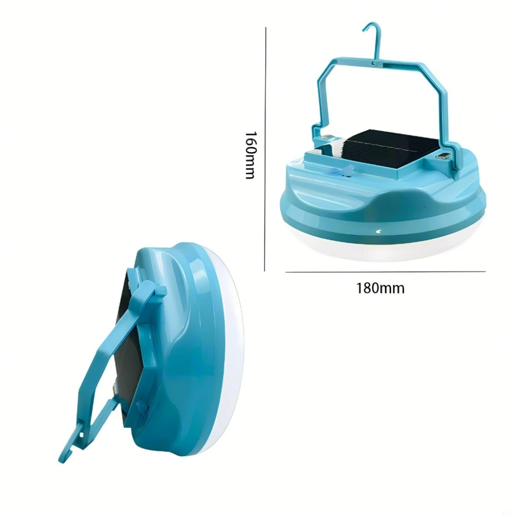 Solar Lamp Dew Rechargeable and Portable Outdoor Lamp