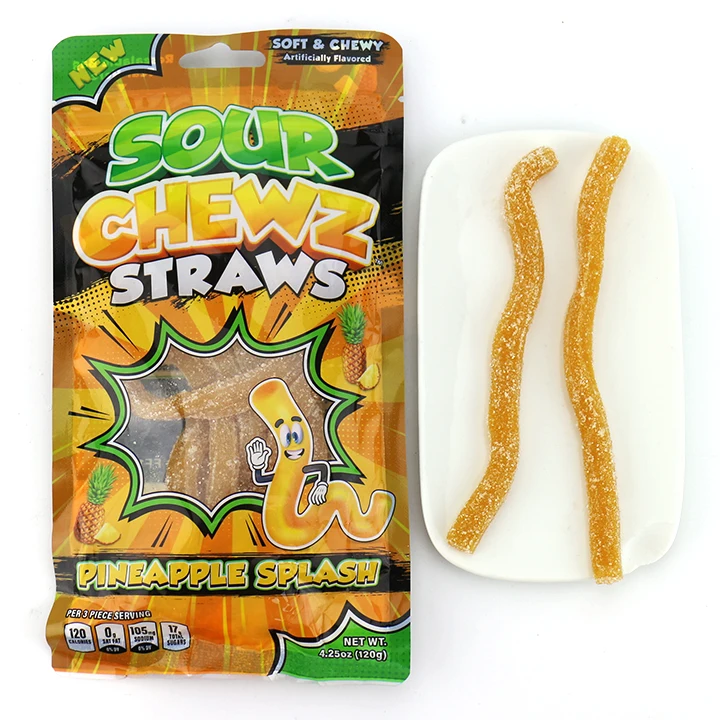 sour straw candy