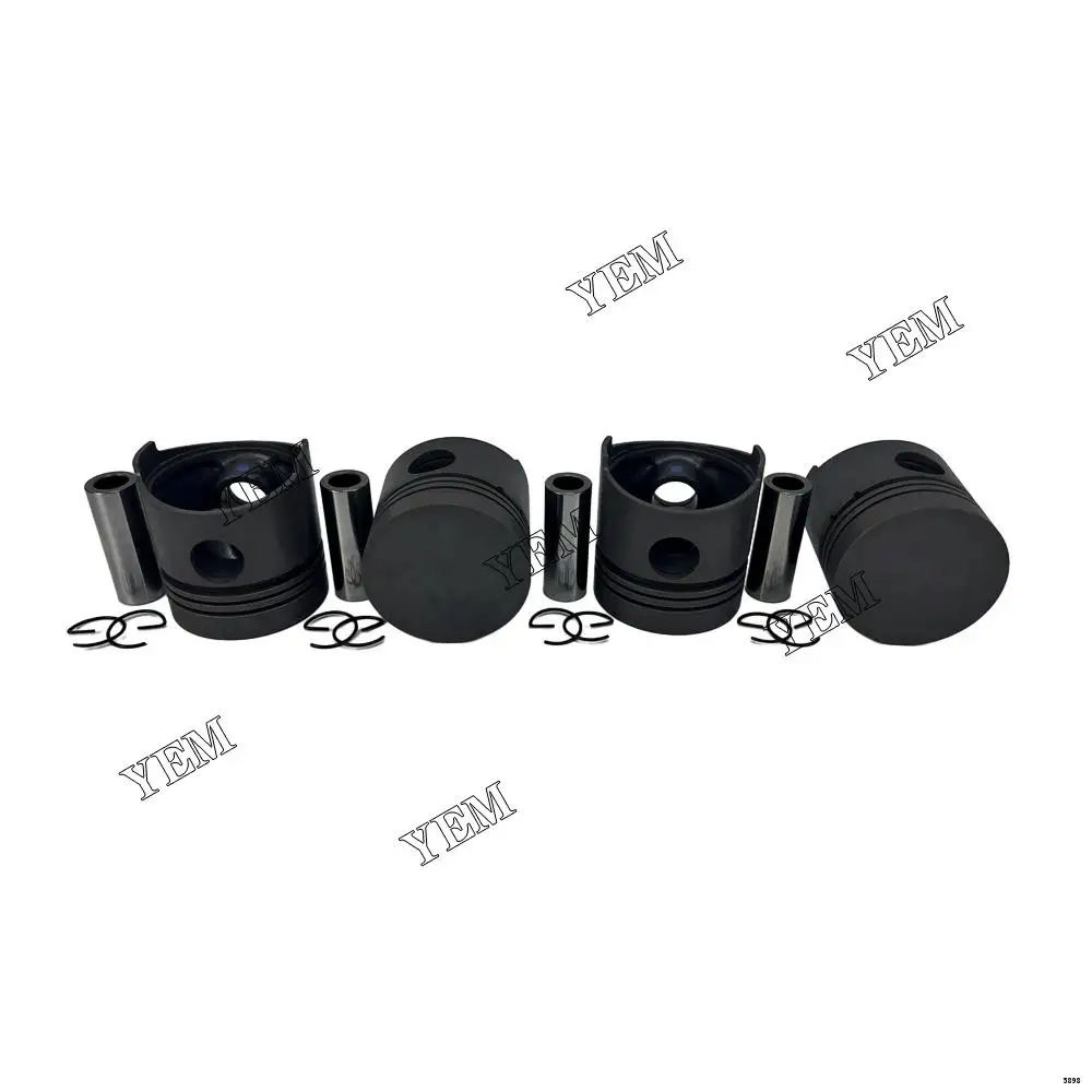 V1500 Engine Piston Kit With Pin CIR-CLIP for Kubota