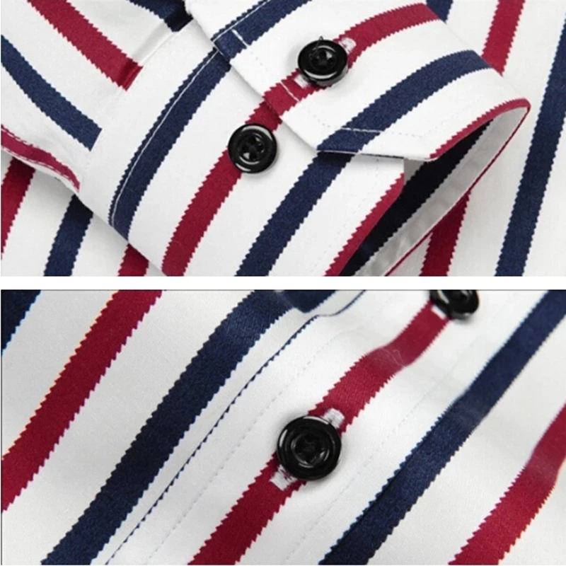 Camicia uomo a righe blu e rosso Ingram nuova collezione negozio