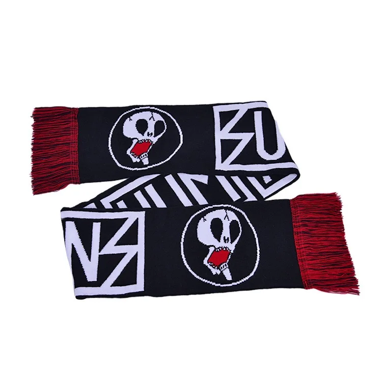 2022 оптовая продажа жаккардовые вязаные модные шарфы на заказ шарф с 3D