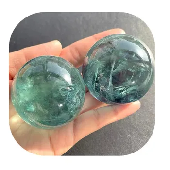 New arrivals polished healing crystals spheres gemstone natural green fluorite crystal ball for sale