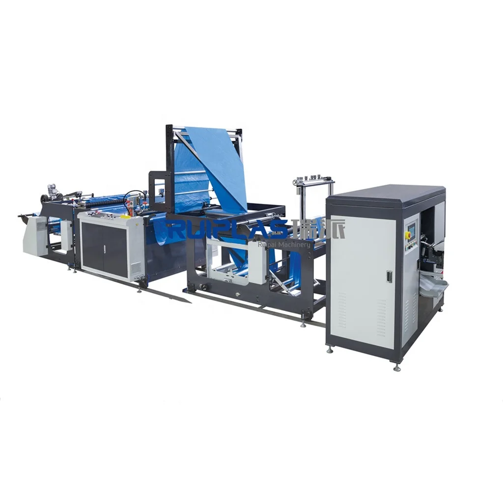 Полностью автоматическая высокоскоростная машина для производства ПНД/ПВД биоразлагаемые C складной пластиковый контейнер руллон/прокатки меньшим ядром мусорный мешок делая машину