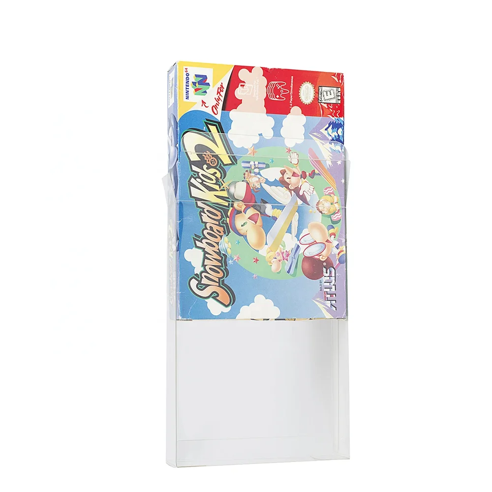 Transparent Hard PET Box Card Video Game Protector