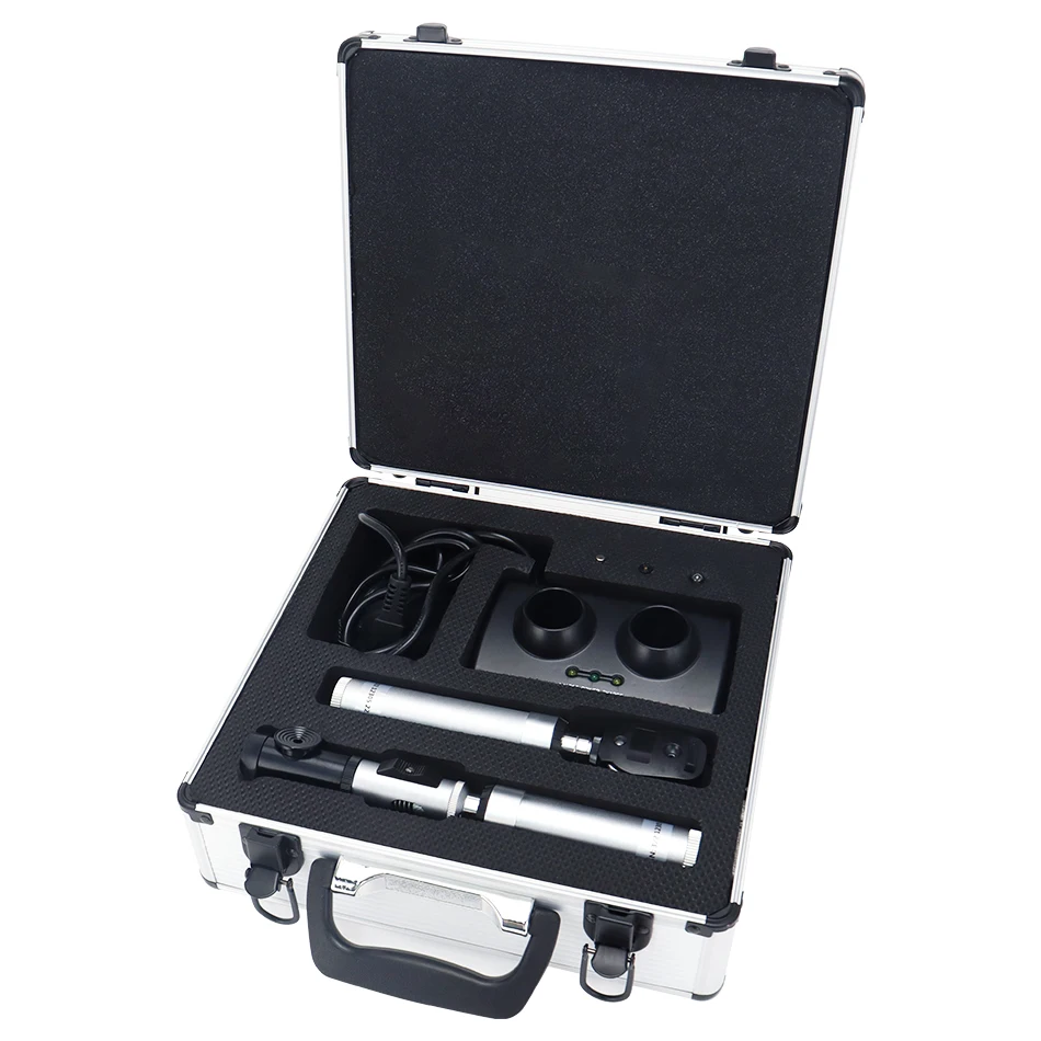 YZ-24B+YZ-11D High Quality Ophthalmic Equipment Rechargeable Ophthalmoscope Retinoscope