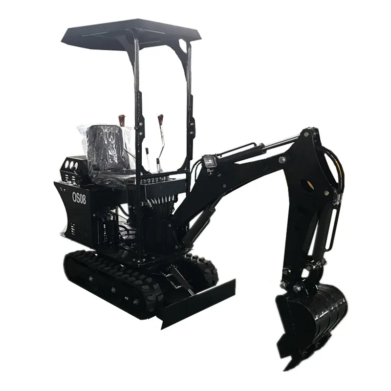 Free Shipping 0.8ton Mini Excavator 0.8t 1t 1.2t 1.5t 1.8t Construction