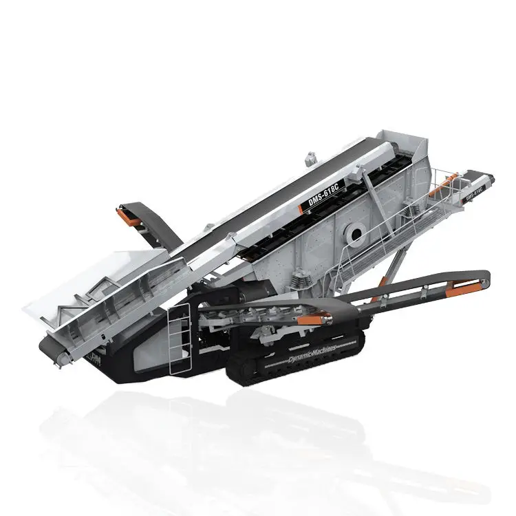 МОБИЛЬНЫЙ ГУСЕНИЧНЫЙ Наклонный Вибрационный экран высокое качество каменная дробилка экранная гусеничная мобильная вибрирующий