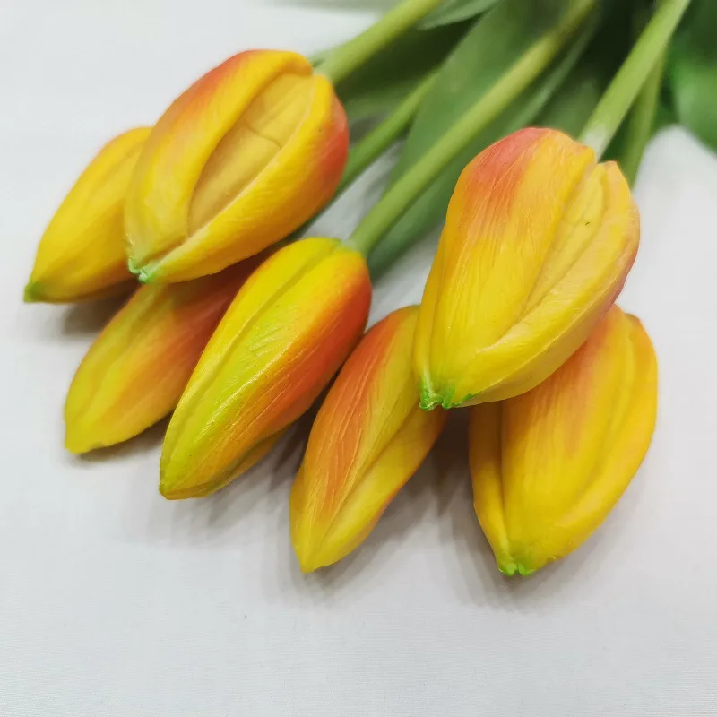 Senma sine Fake PU Tulpe Orange Lila Wei Rosa Gelb Knstliche Blumen  Blumenstrau Tulpen Fr Home Wedding Decoration Lieferanten| Alibaba.com