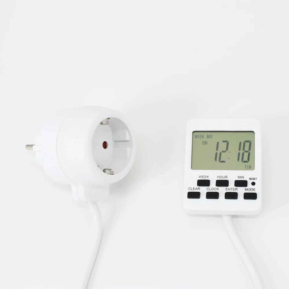 Digital Timer Extension Cord Switch Timing Socket with Programmable Setting of Time
