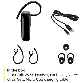 Jabra Talk 25 SE モノラル Bluetooth ヘッドセット ワイヤレス 片耳