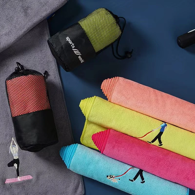 Wholesale Beach Towels Microfiber Sweat Towels Custom Logo And Size